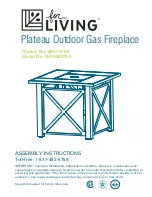 for Living 085-1570-4 Assembly Instructions Manual preview