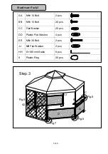 Preview for 5 page of for Living 088-0383-0 Assembly Instructions Manual