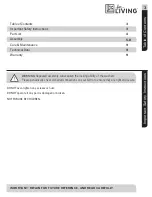 Preview for 3 page of for Living 088-0832-2 Assembly Instructions Manual