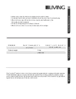 Preview for 9 page of for Living 088-0832-2 User Manual