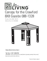 Preview for 1 page of for Living 088-1328 Assembly Instructions Manual