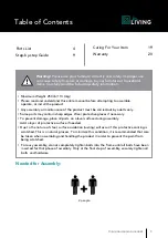 Preview for 3 page of for Living 088-1899-8 Assembly Instructions Manual