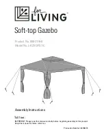 Preview for 1 page of for Living 088-2119-0 Assembly Instructions Manual