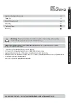 Preview for 3 page of for Living 088-2207-0 Assembly Instructions Manual