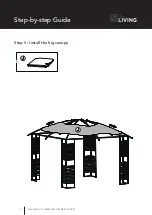 Preview for 9 page of for Living 088-2252-0 Assembly Instructions Manual