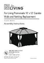 for Living 088-2255-4 Assembly Instructions Manual preview