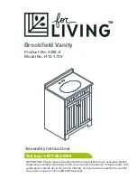 for Living 3435-8 Assembly Instructions Manual preview