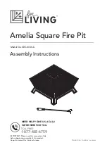 for Living Amelia 085-0030-6 Assembly Instructions Manual preview