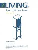 for Living Beacon Hill Linen Tower 063-3876-8 Assembly Instructions Manual preview