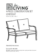 Preview for 21 page of for Living Bluebay 088-1796-2 Assembly Instructions Manual