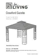 for Living Crawford L-GZ385PST Assembly Instructions Manual preview