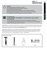 Предварительный просмотр 5 страницы for Living Essex Grill Gazebo L-GG095PST-D Assembly Instructions Manual