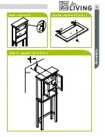 Preview for 9 page of for Living Lakeville H13-1076 Assembly Instructions Manual