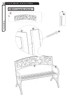 Preview for 6 page of for Living Maple Leaf Park Bench Assembly Instructions Manual