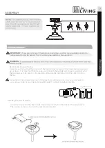 Предварительный просмотр 7 страницы for Living Preston 52'' Instruction Manual