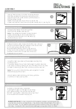 Предварительный просмотр 9 страницы for Living Preston 52'' Instruction Manual