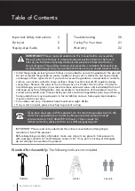 Preview for 3 page of for Living Saltair 088-2280-2 Assembly Instructions Manual