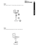 Preview for 7 page of for Living Tufted Bar Stool H-6302BK Assembly Instructions Manual