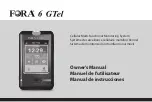 Fora 6 GTel Owner'S Manual предпросмотр