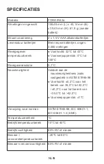 Preview for 135 page of Fora FocusTemp IR42a Operating Instructions Manual