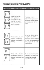 Preview for 158 page of Fora FocusTemp IR42a Operating Instructions Manual