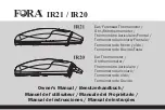 Fora IR20 Series Owner'S Manual preview