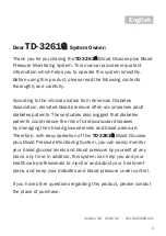 Preview for 3 page of Fora TD-3261G Owner'S Manual