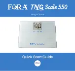 Предварительный просмотр 1 страницы Fora TN'G Scale 550 Quick Start Manual