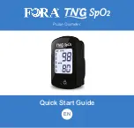 Fora TN'G SpO2 Quick Start Manual preview