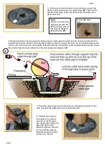 Preview for 2 page of foras Belmont Pebble Pool Luminar Instructions