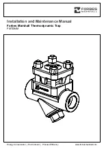 Forbes Marshall FMTD54M Installation And Maintenance Manual preview