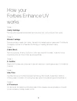 Предварительный просмотр 9 страницы Forbes ENHANCE UF+UV User Manual