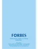 Предварительный просмотр 16 страницы Forbes Forbes-914RO User Manual