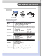 Preview for 7 page of Forbes Hot & Cold User Manual