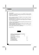 Preview for 2 page of Forbes Quick Clean DX User Manual