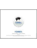 Предварительный просмотр 19 страницы Forbes RO User Manual