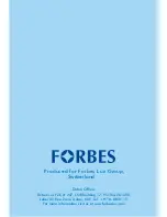 Предварительный просмотр 8 страницы Forbes SMART UV User Manual