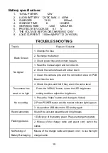 Предварительный просмотр 18 страницы Forbest 3588 Series Assembling And Operating Instructions