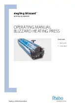 Forbo siegling blizzard HP 160/1000 AIR Operating Manual preview