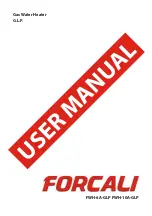 Forcali FWH-10A-GLP User Manual предпросмотр