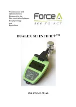 Force-A DUALEX SCIENTIFIC+ User Manual предпросмотр