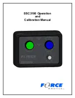 Force America SSC3100 Operation And Calibration Manual preview