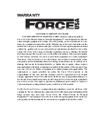 Предварительный просмотр 8 страницы Force F-FOB Owner'S Manual