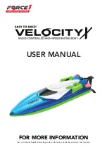 Force1 VELOCITY X RC User Manual preview