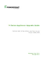 Forcepoint V10000 Appliance Upgrade Manual preview