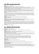 Preview for 2 page of Forch 3885 29 Quick Start Manual