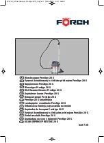 Preview for 1 page of Forch 5337 20 Manual