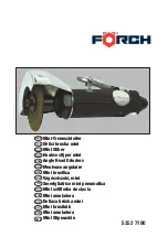 Preview for 1 page of Forch 5352 7190 Manual