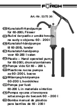 Preview for 1 page of Forch 5375 30 Manual