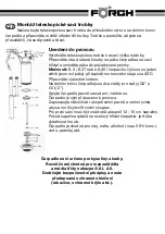 Preview for 3 page of Forch 5375 30 Manual